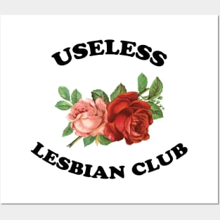 Useless Lesbian Club Posters and Art